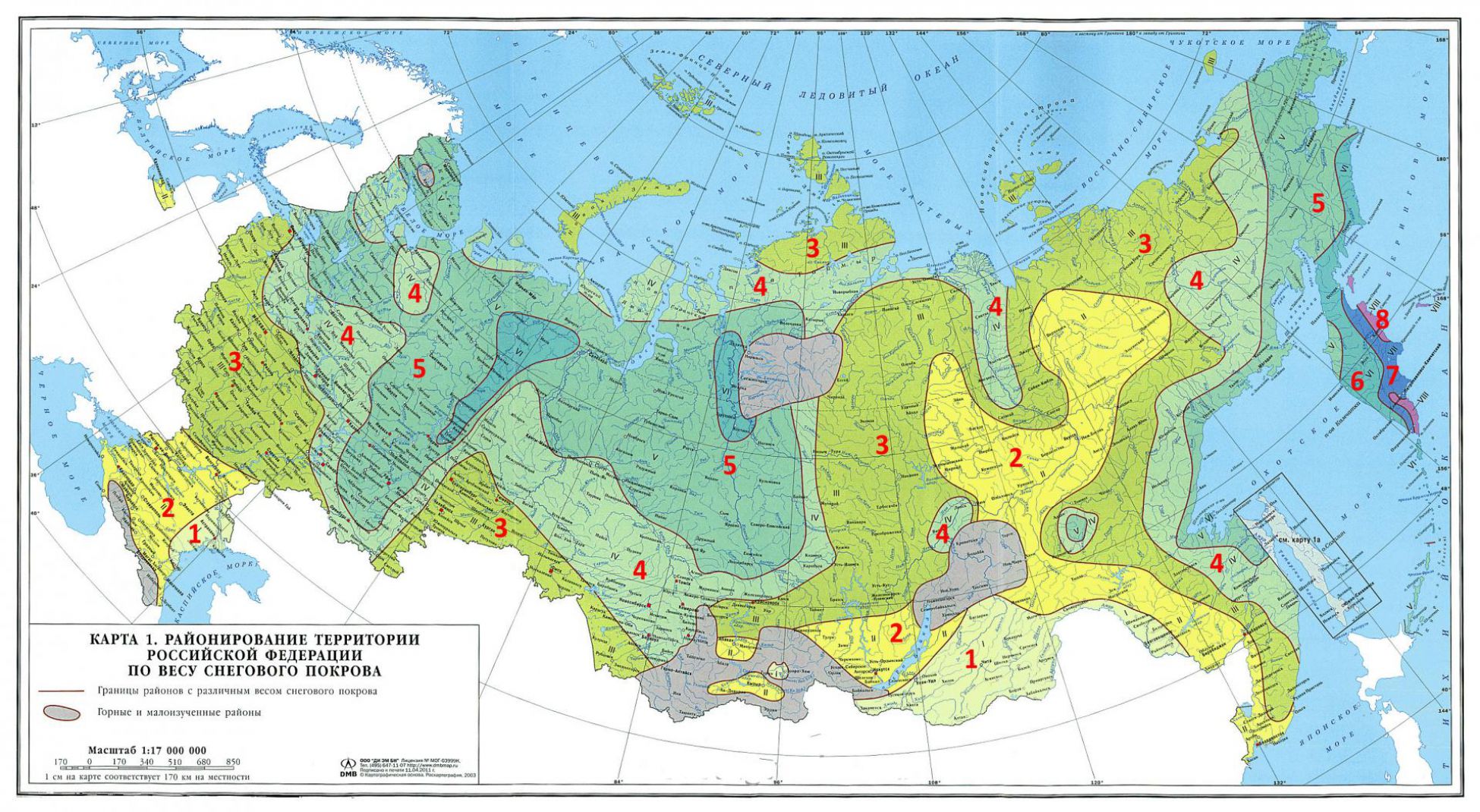 Выше уровня моря карта